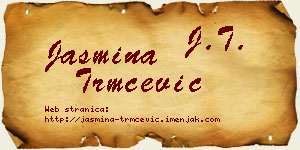 Jasmina Trmčević vizit kartica